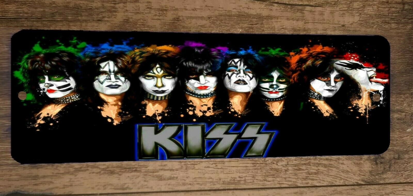 KISS 4x12 Metal Wall Sign