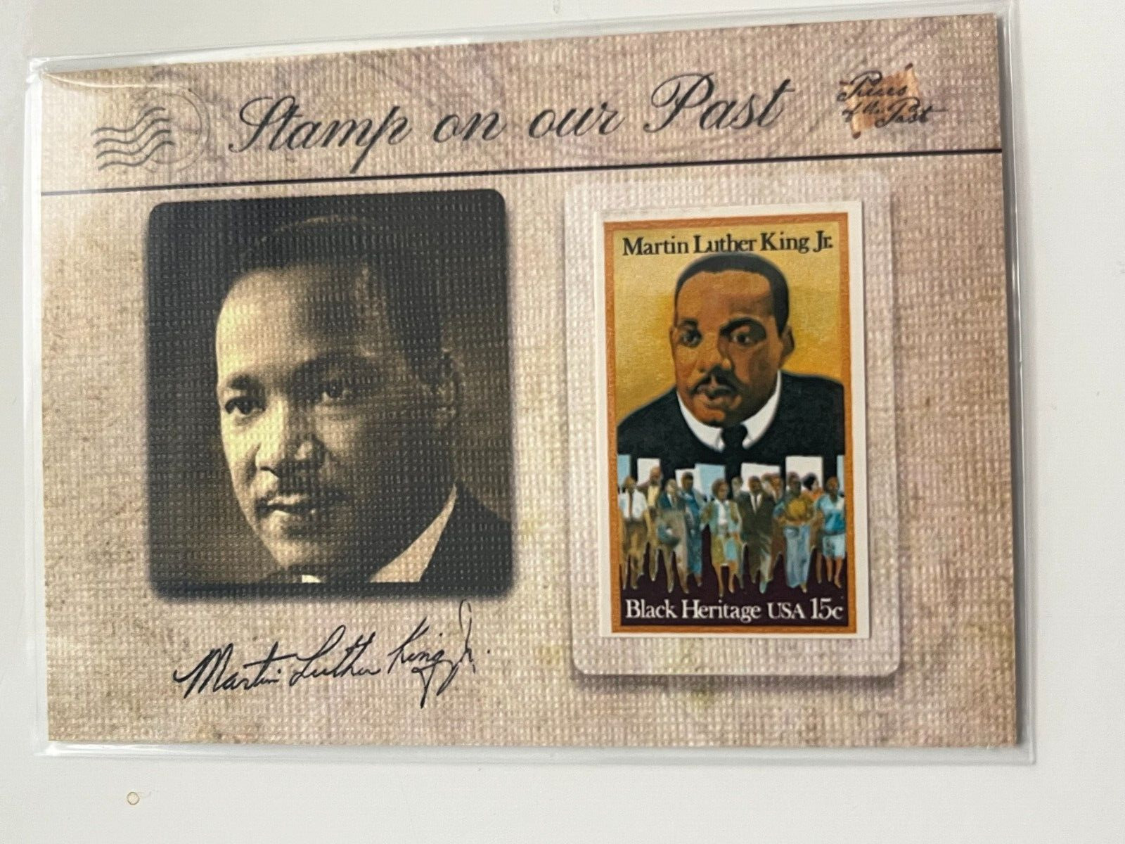 MARTIN LUTHER KING JR MLK Pieces of the Past 2018 Stamp on our Past UNUSED STAMP
