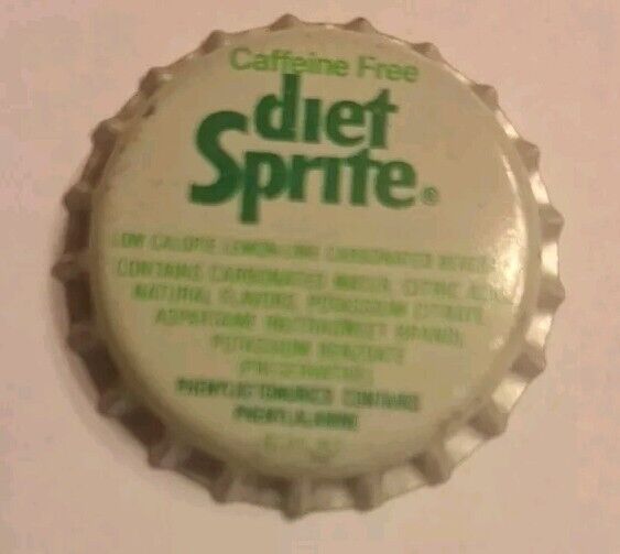 Vintage Diet Sprite Soda bottle cap Unused NOS 