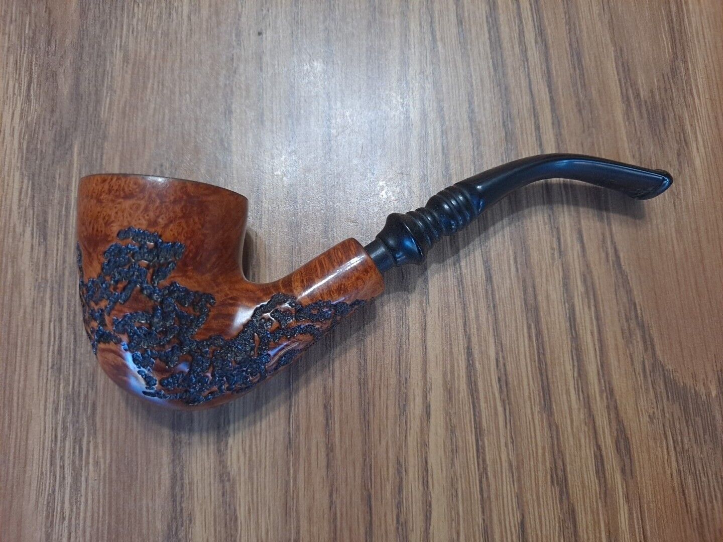 Nording Hand Rusticated Made in Denmark Vintage Estate Pipe Smoked