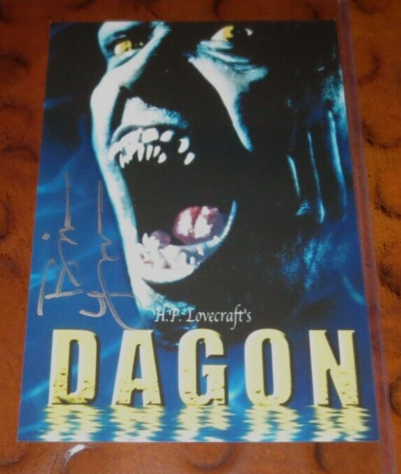 Brian Yuzna signed autographed photo Producer HP Lovecraft's Dagon 2001