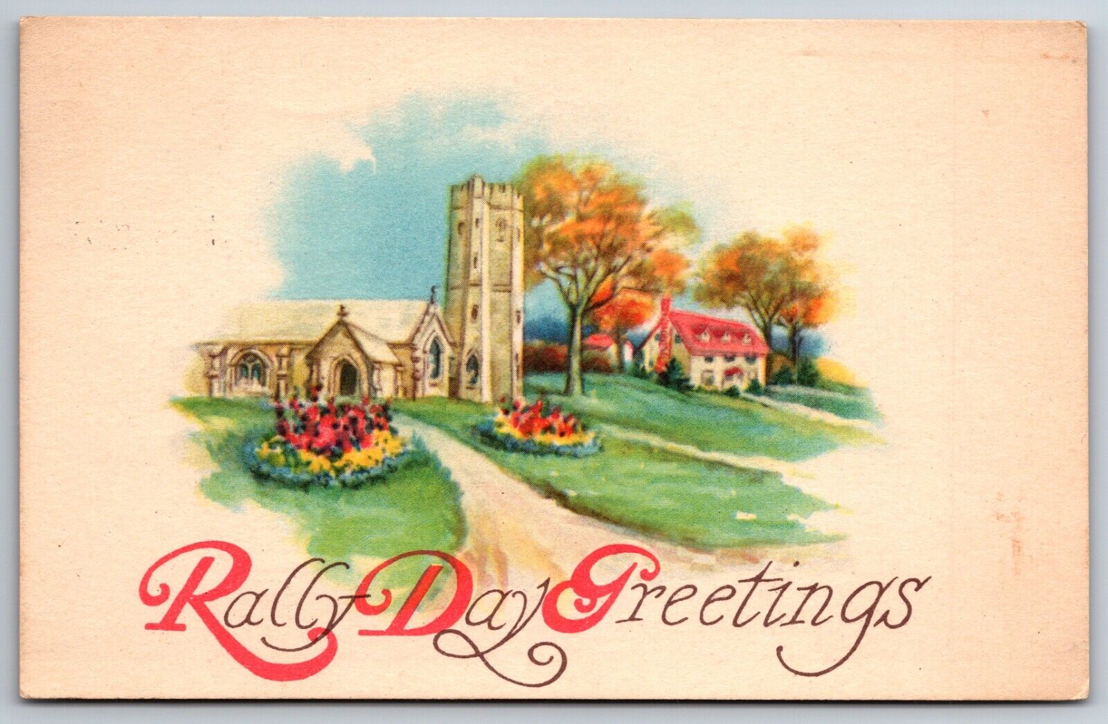 Rally Day Bethlehem Presbyterian Sunday School Philadelphia 1924 Church Postcard