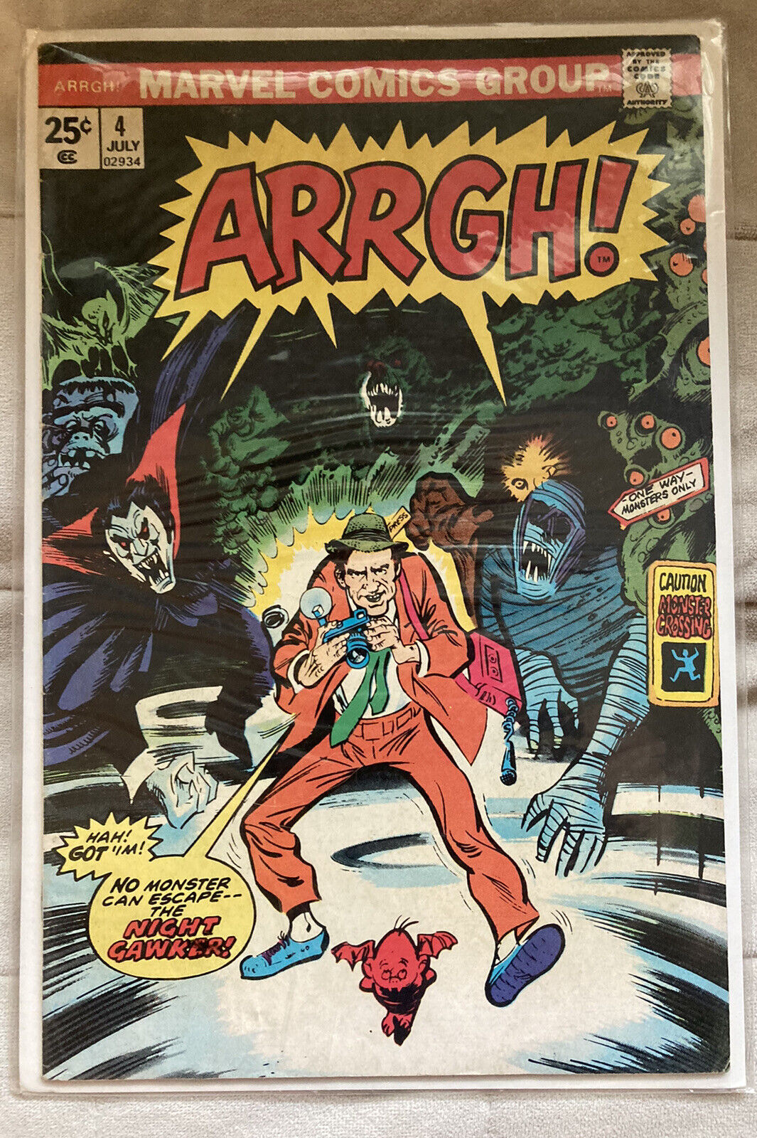 Arrgh #4 (Marvel Comics, 1975) Amazing Condition Bronze Age VF