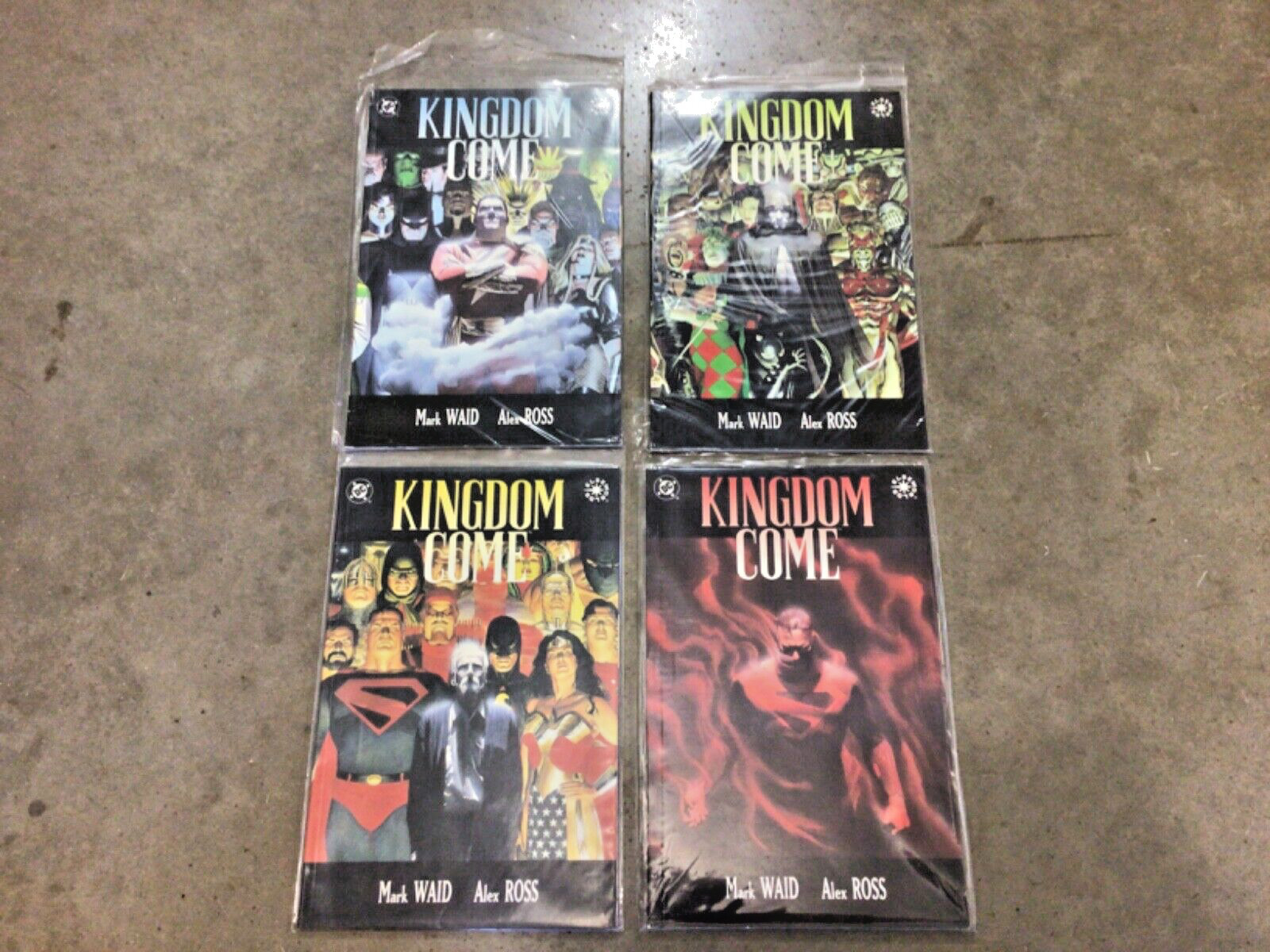 DC Comics Kingdom Come complete set of 4 Mark Waid Alex Ross 1996