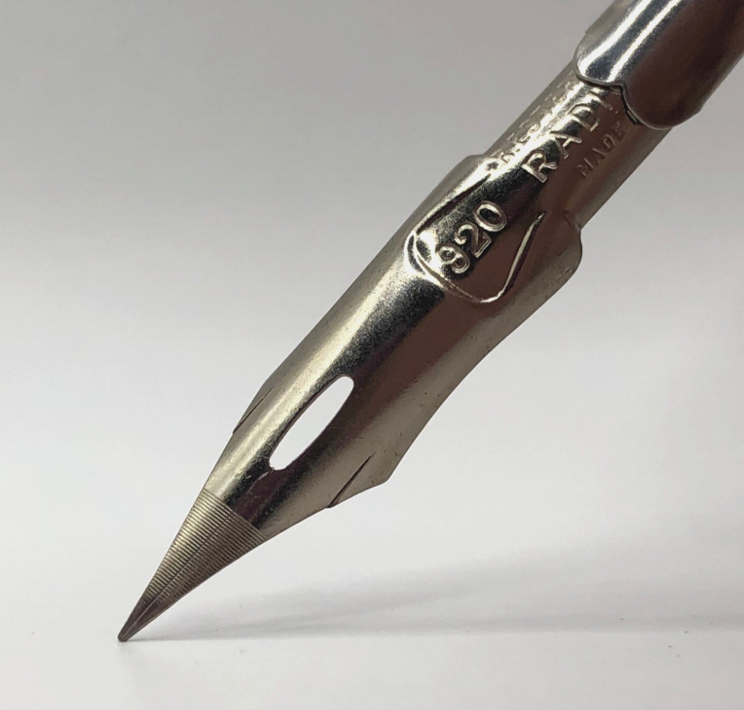 x2 Esterbrook Radio Pen No. 920 Dip Pen Nib - Vintage Falcon Pen Calligraphy