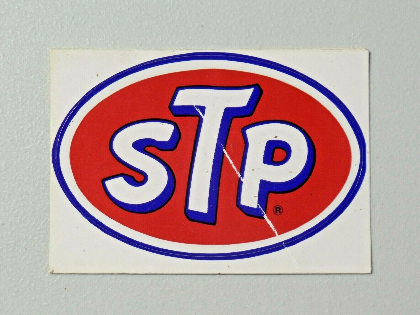 Vintage  Oval STP Sticker Racing Performance Sticker NOS 7379