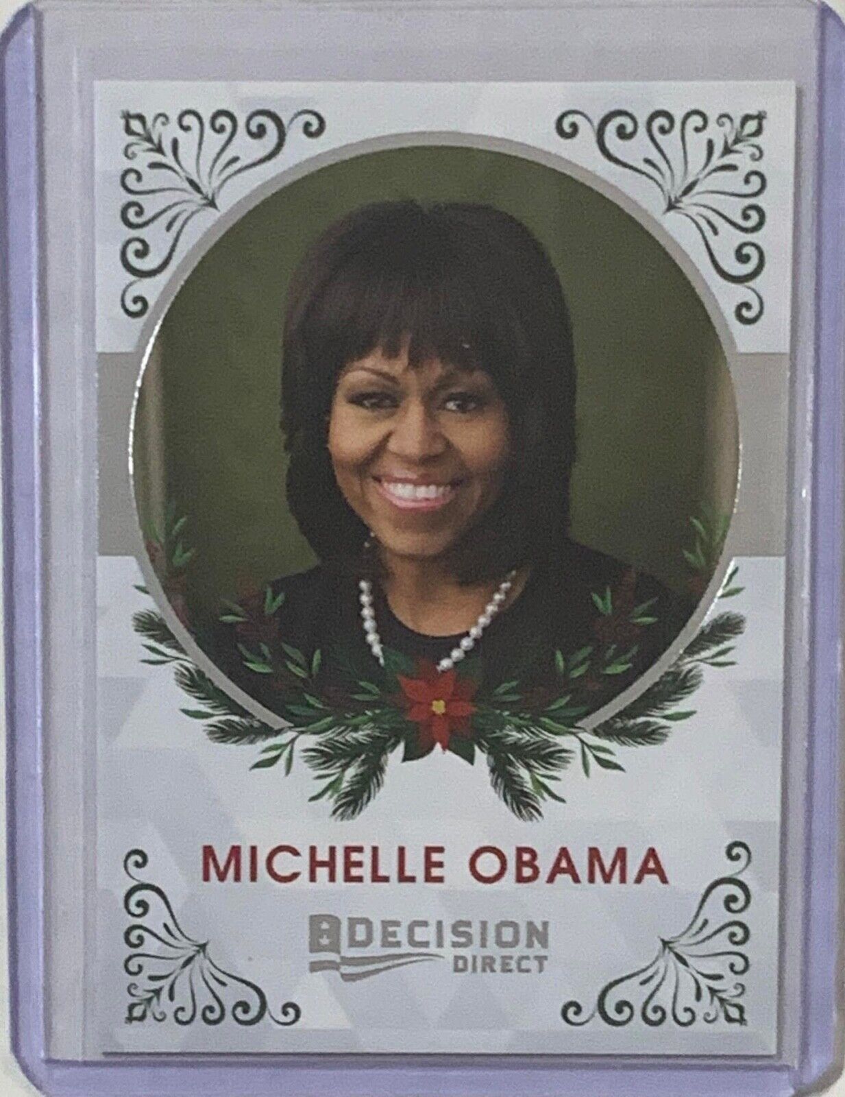MICHELLE OBAMA FORMER 1st LADY 2020 LEAF CARD COMPANY ONLY 500 CARDS MADE