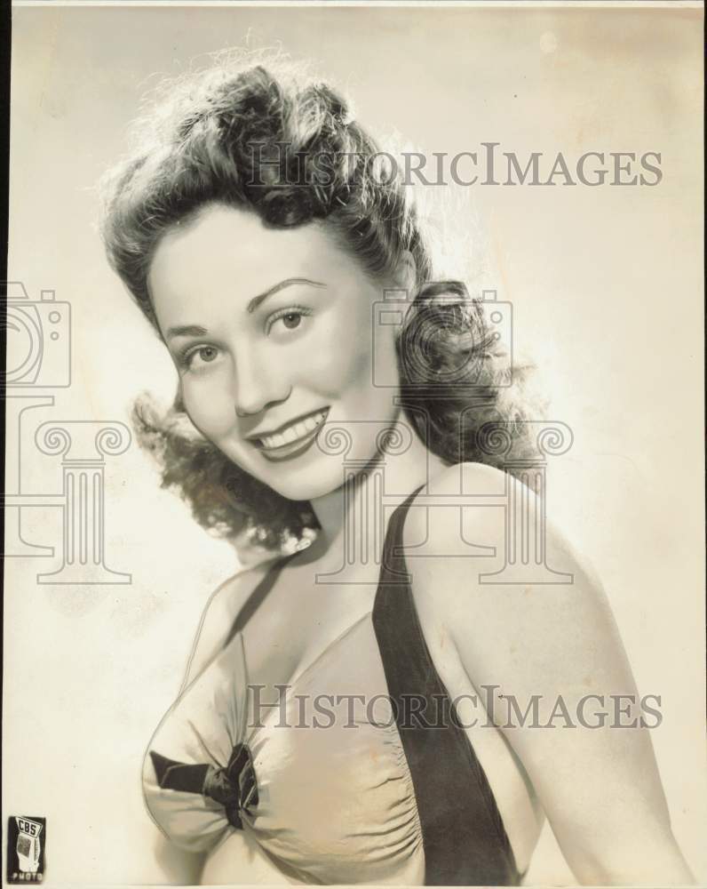 1944 Press Photo Singer Connie Haines in \
