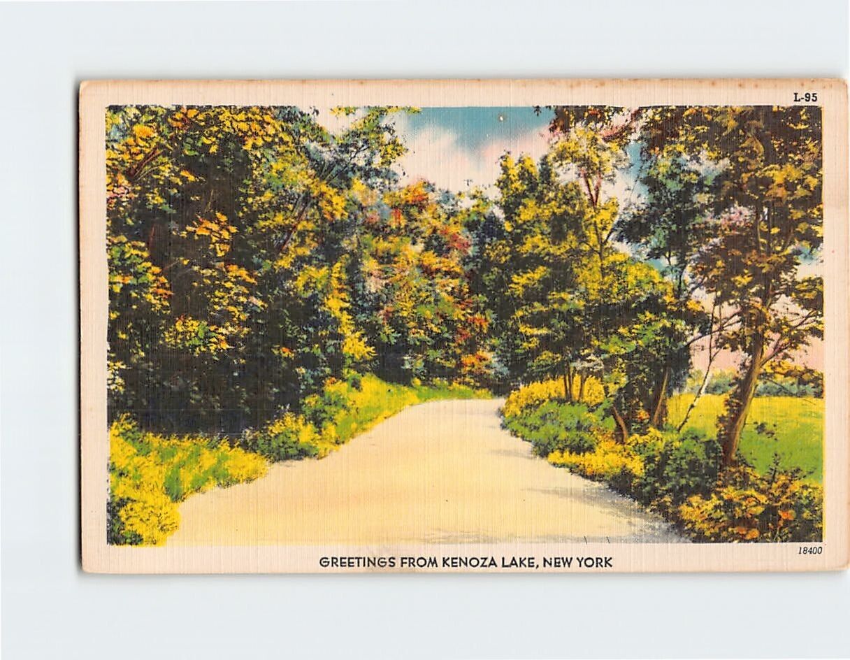 Postcard Greetings From Kenoza Lake, New York
