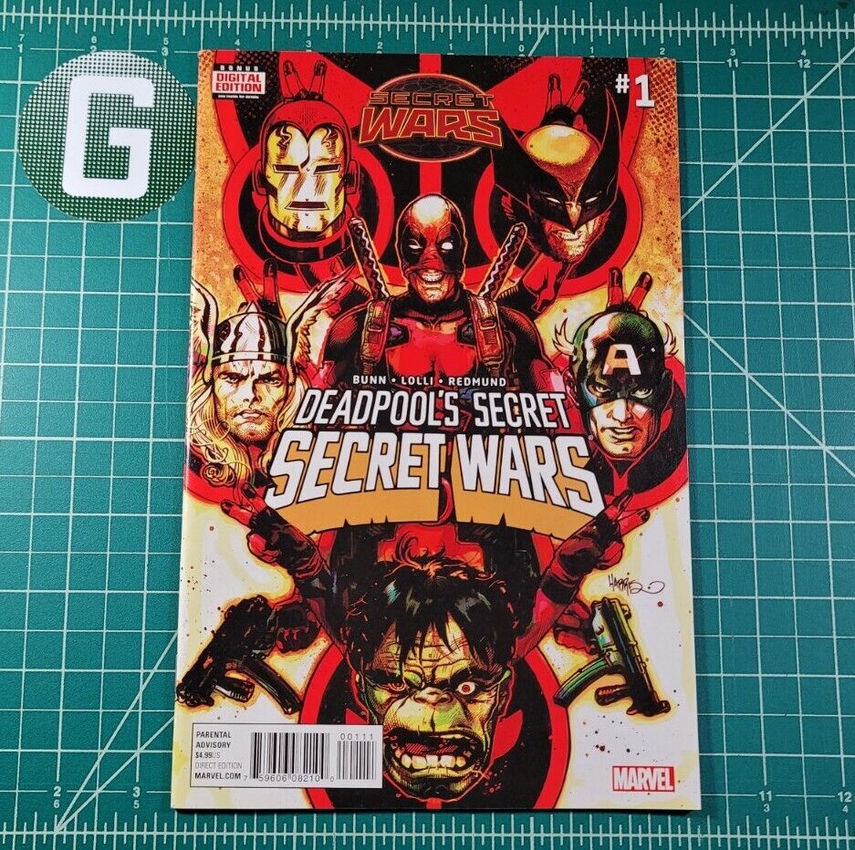 Deadpool\'s Secret Wars #1 (2015) NM Marvel Comics Deadpool 3 Movie 1st Print