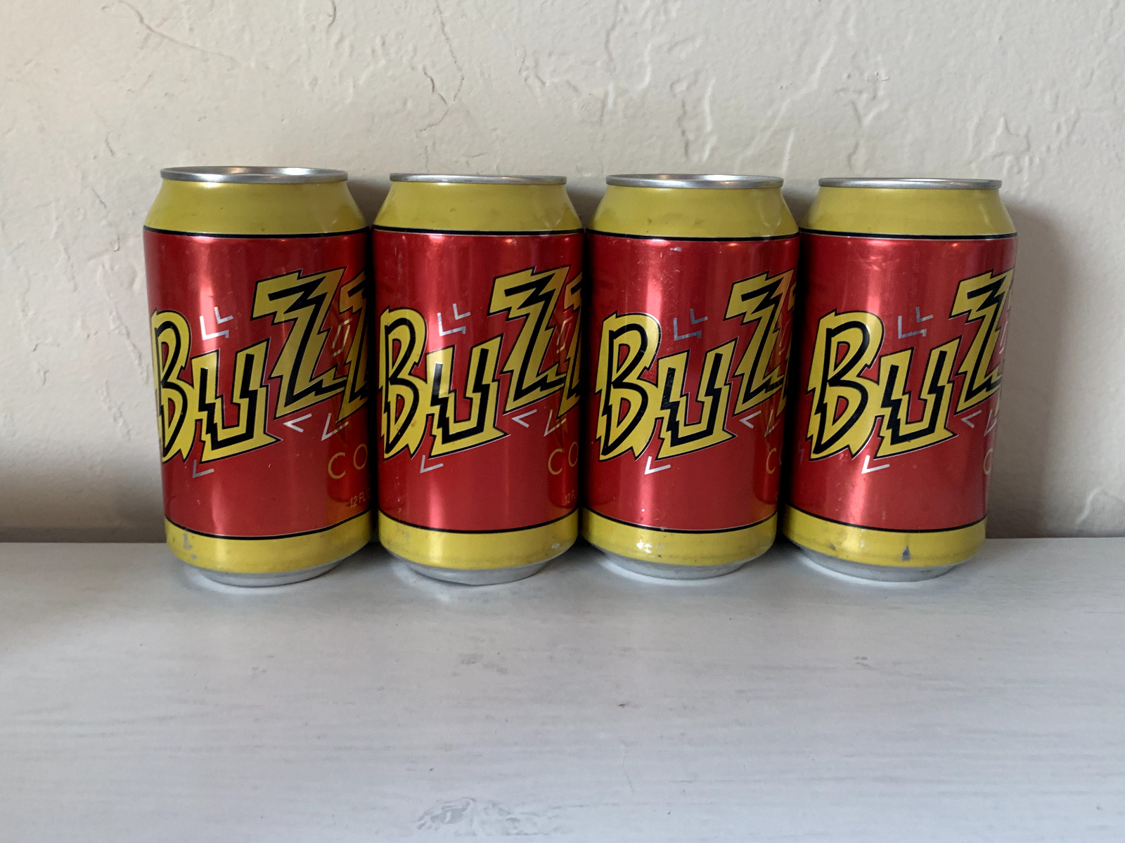 Buzz Cola The Simpsons Movie Promo Soda Can RARE Sealed/Not Full