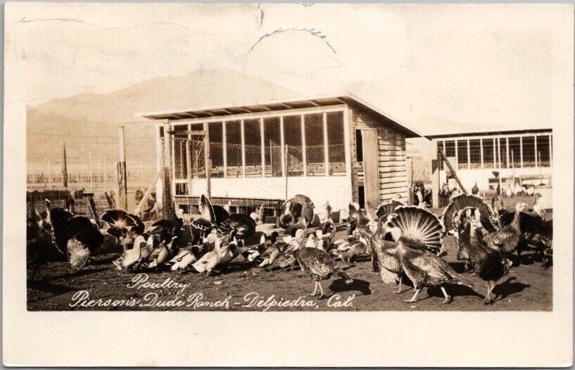 1937 Fresno, California RPPC Photo Postcard \