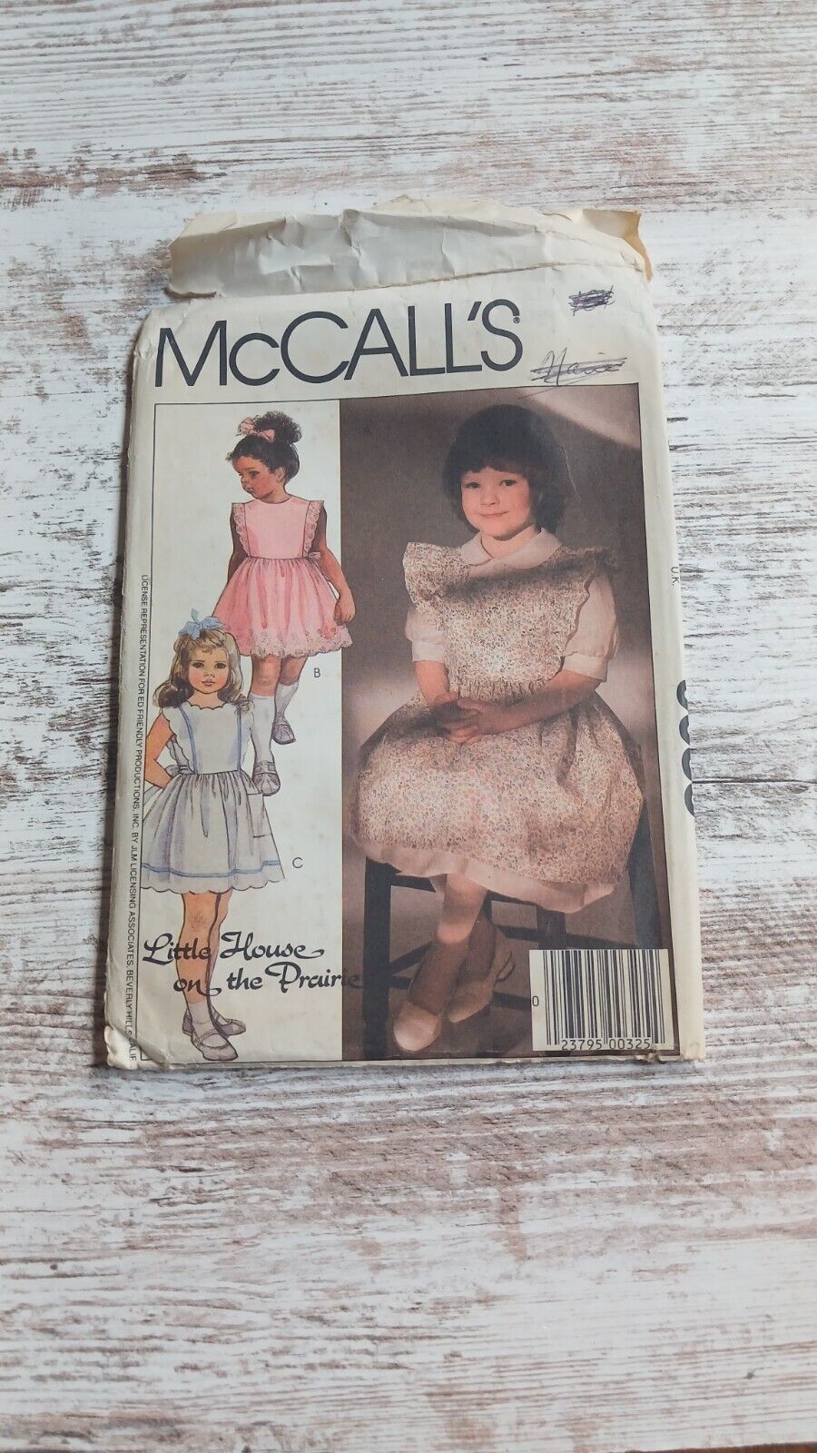 1980\'s Mccalls Vintage Girls dress Sewing Pattern #9085