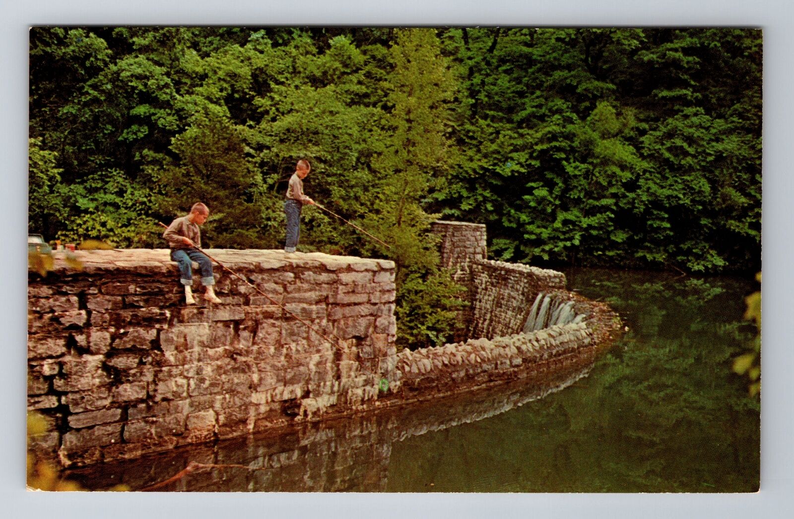 Ozark AR-Arkansas, Blanchard Springs Recreation Area, Antique, Vintage Postcard