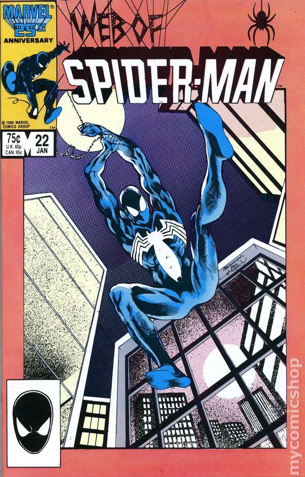 Web of Spider-Man #22D FN+ 6.5 1987 Stock Image
