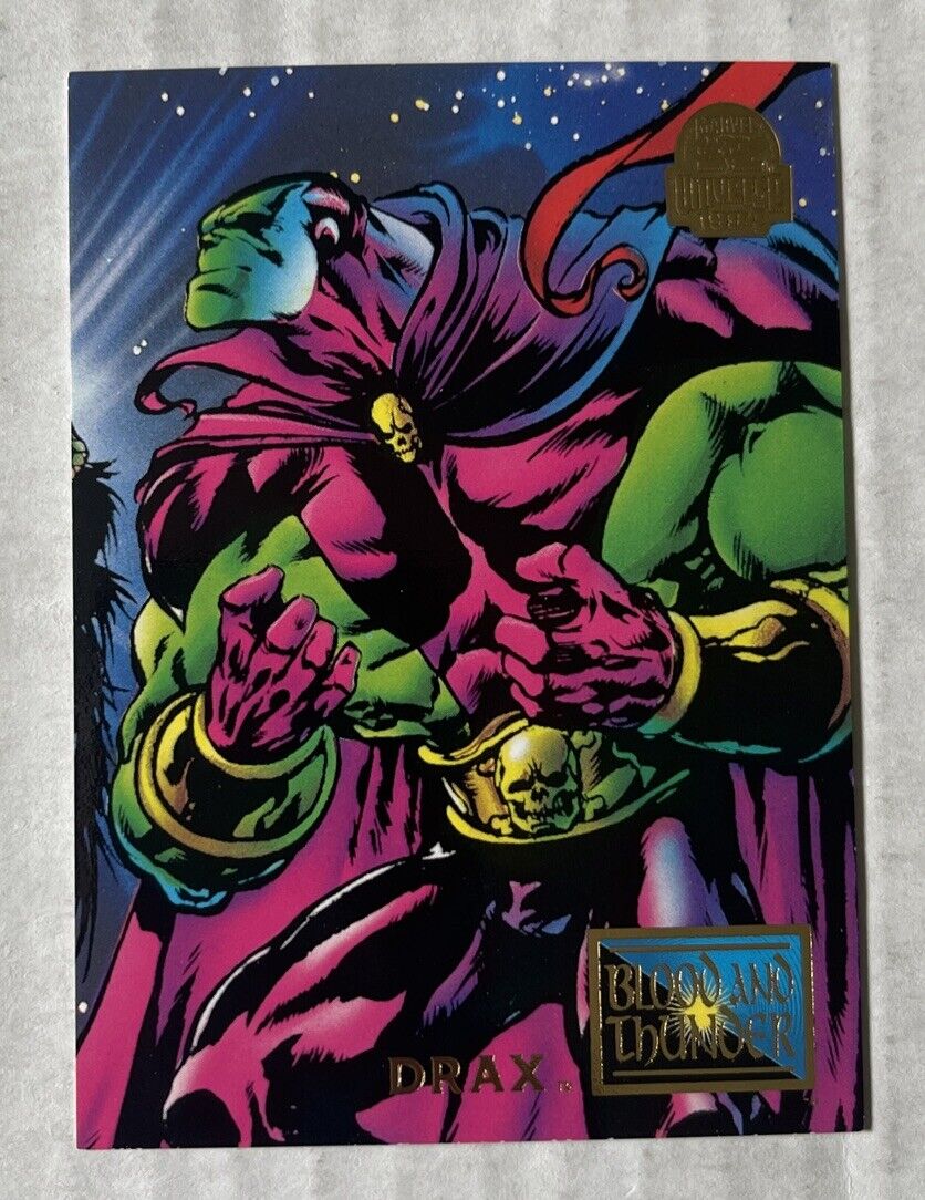 1994 Fleer Marvel Universe # 63 Drax