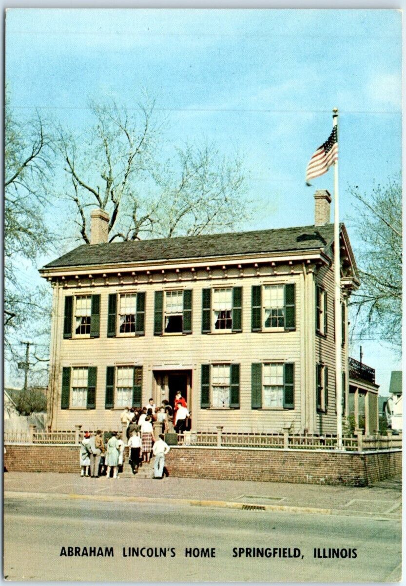 Postcard - Abraham Lincoln\'s Home - Springfield, Illinois