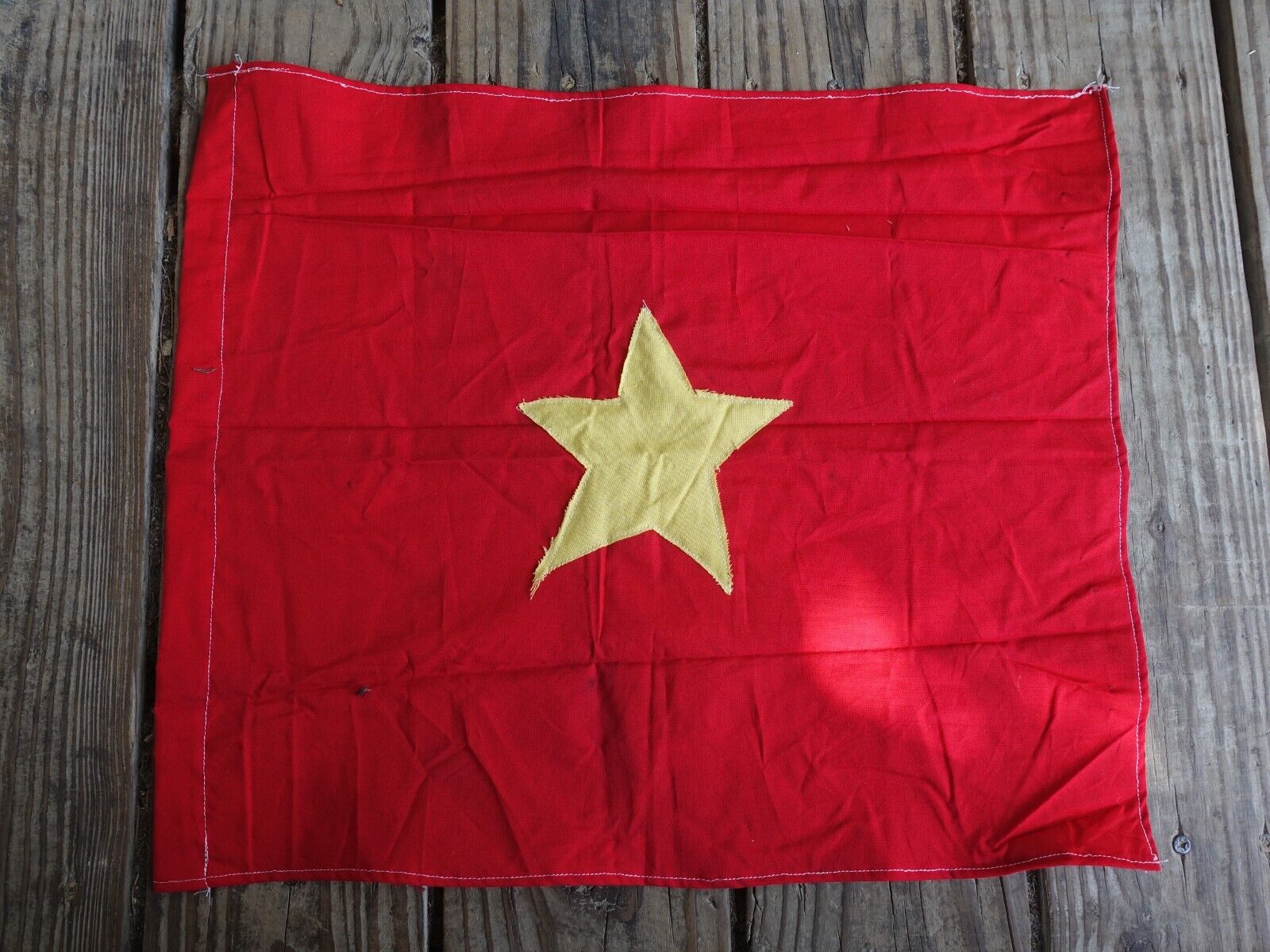 Vietnam War NVA North Vietnamese Army Banner Flag Small 15 X 19