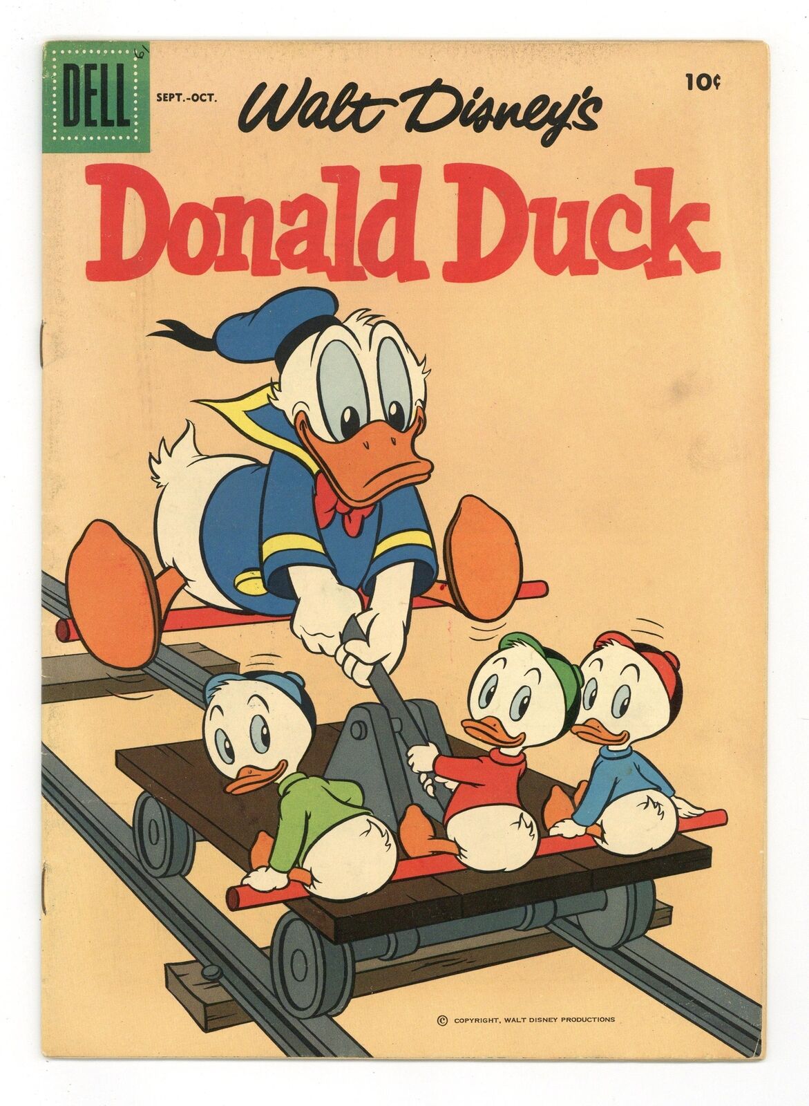Donald Duck #61 FN 6.0 1958