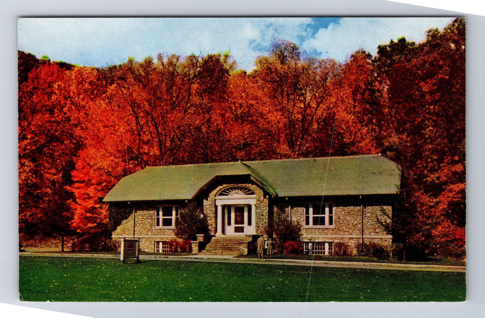 Portageville NY-New York, Museum, Letchworth State Park, Vintage Postcard