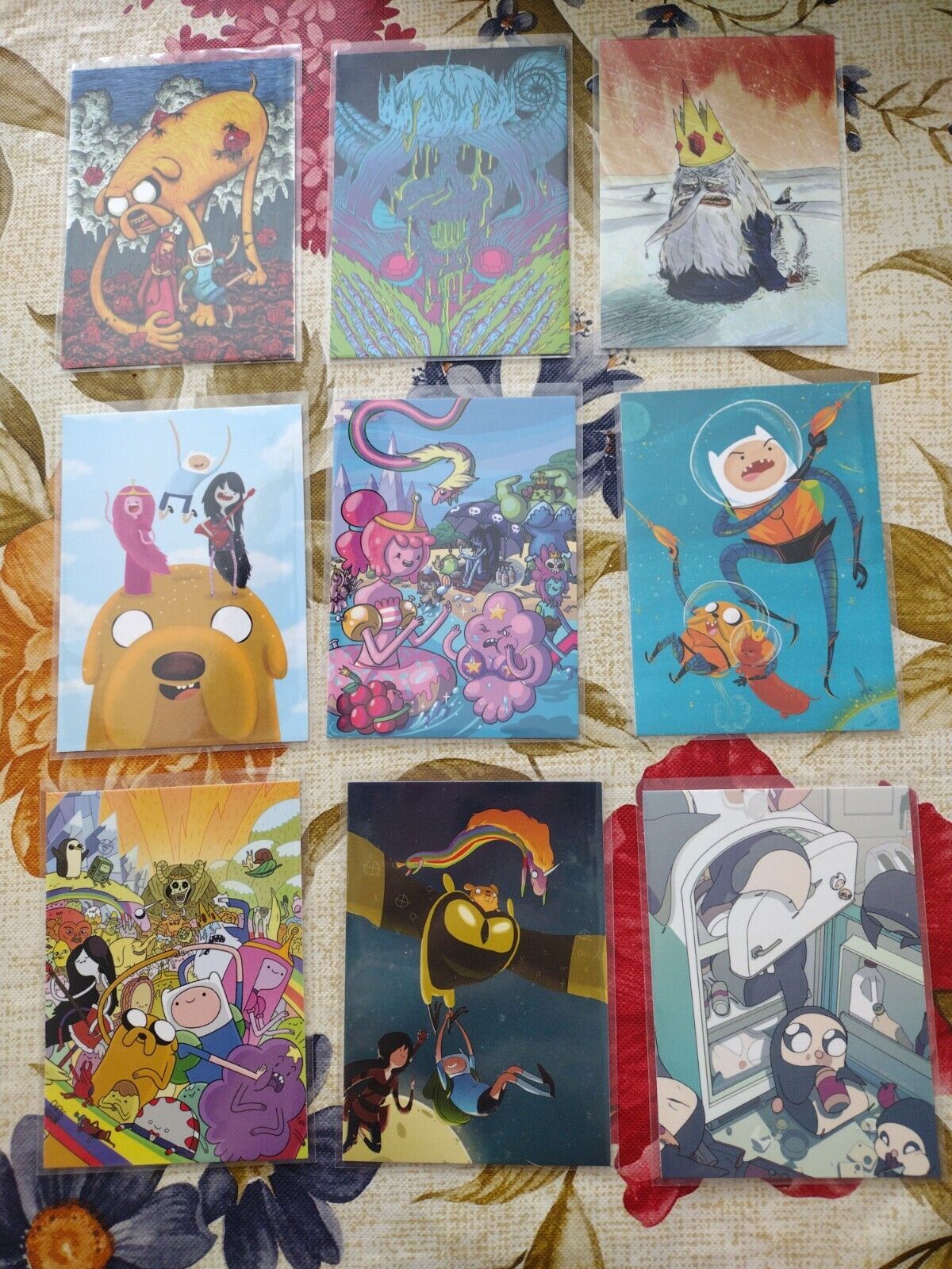 2014 Adventure Time Trading cards x9 (02, 05, 08, 11, 13, 14, 15, 16, 18)