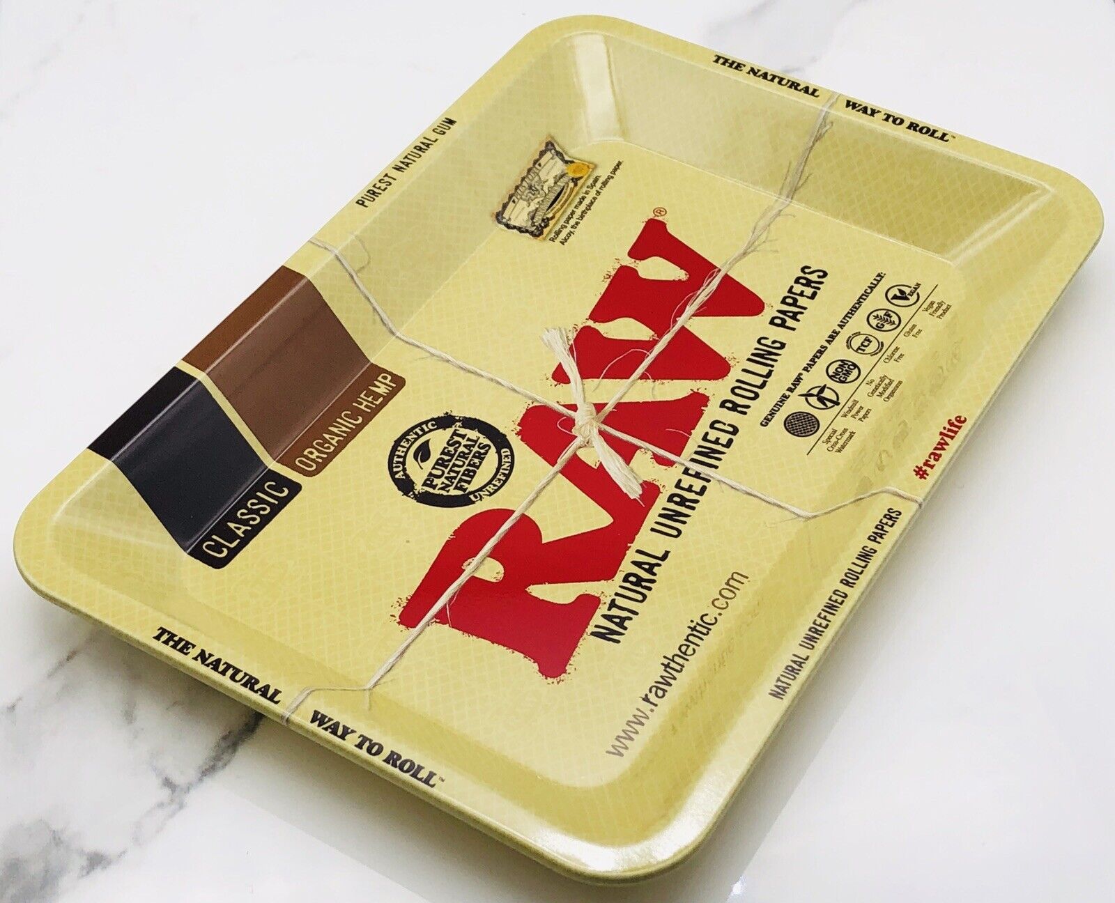 New Collectible Original Classic Raw Premium Metal Rolling Tray 5.5\