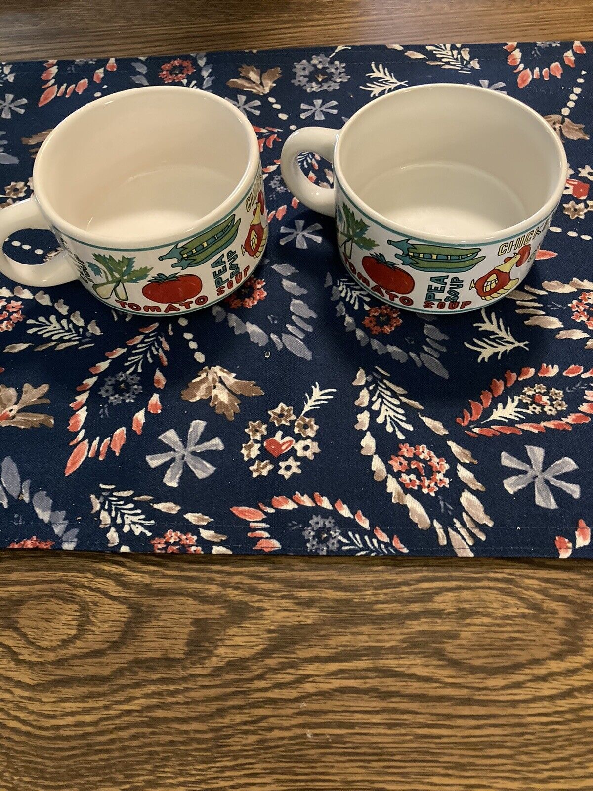 Cisco Torrance China Vintage Soup Mugs Set Of 2