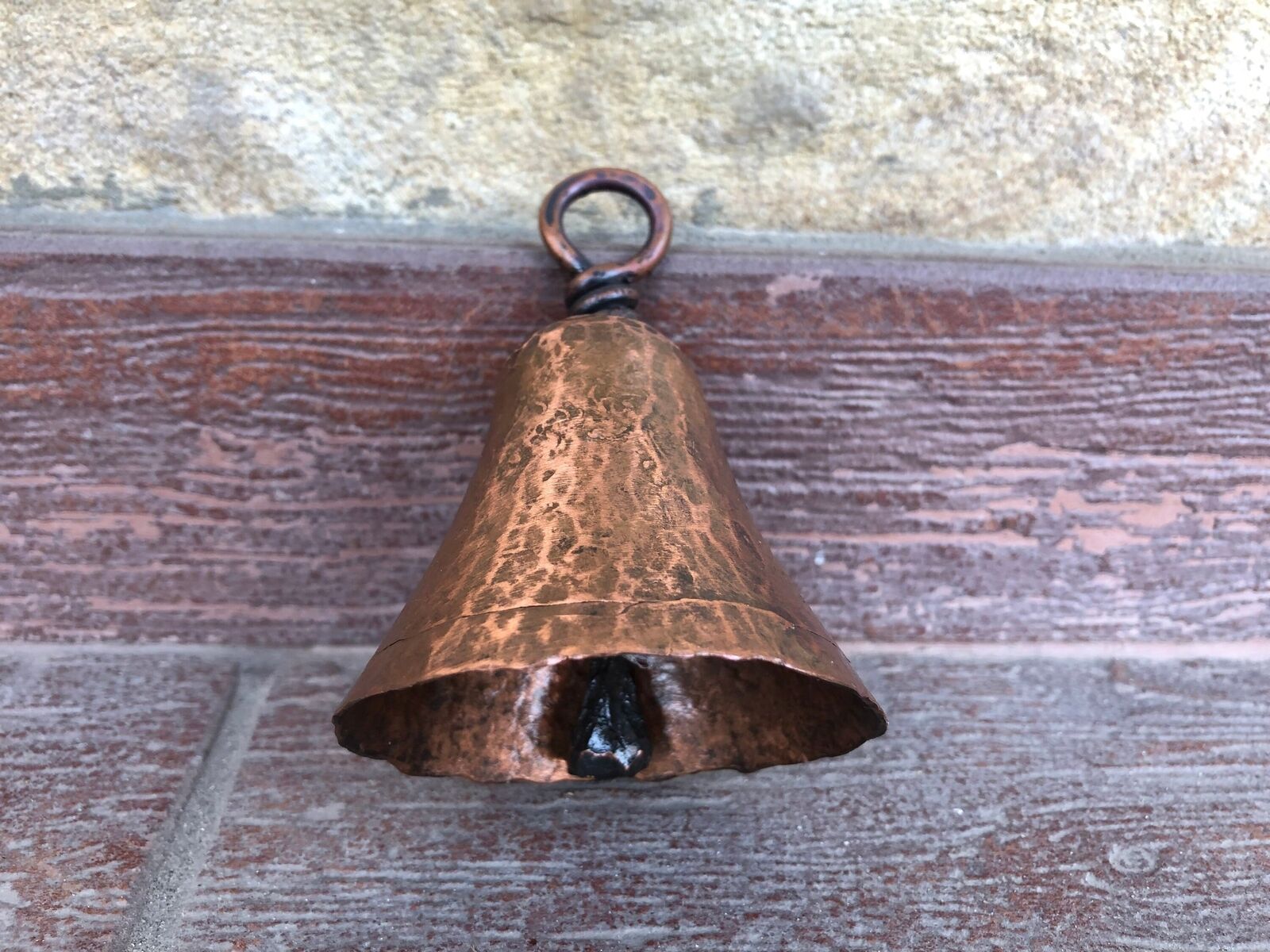 Copper Bell Handmade Hand Forged Christmas