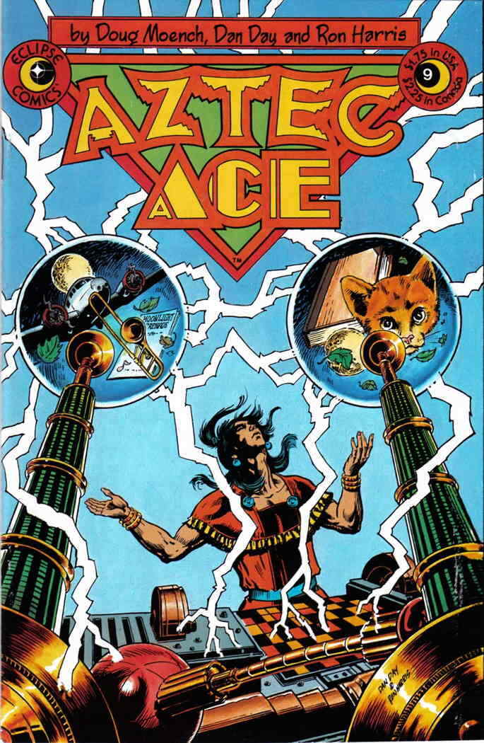 Aztec Ace #9 VF; Eclipse | Doug Moench - we combine shipping