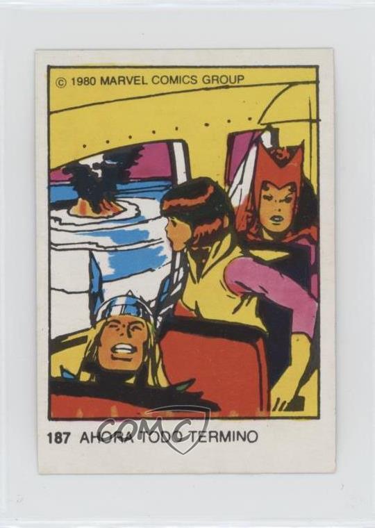 1980 Terrabusi Marvel Coleccion Superheroes Ahora Todo Termino #187 0df7