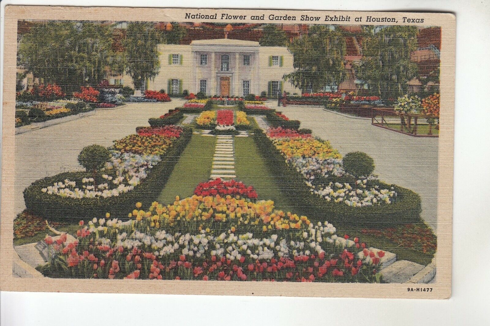 1939 National Flower and Garden Show Exhibit at Houston TX 