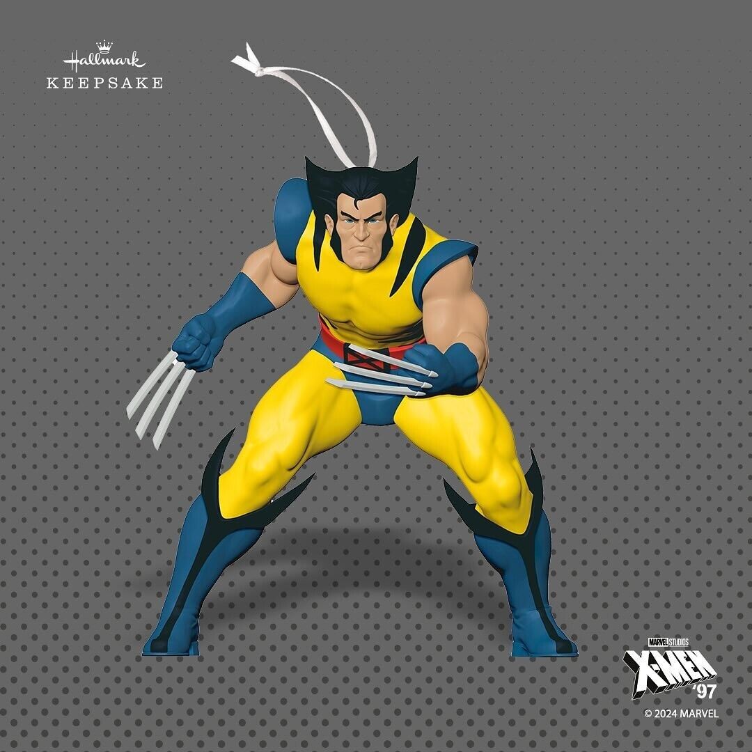 2024 SDCC Hallmark Keepsake Ornament Wolverine Unmasked Marvel Studios X-Men ’97