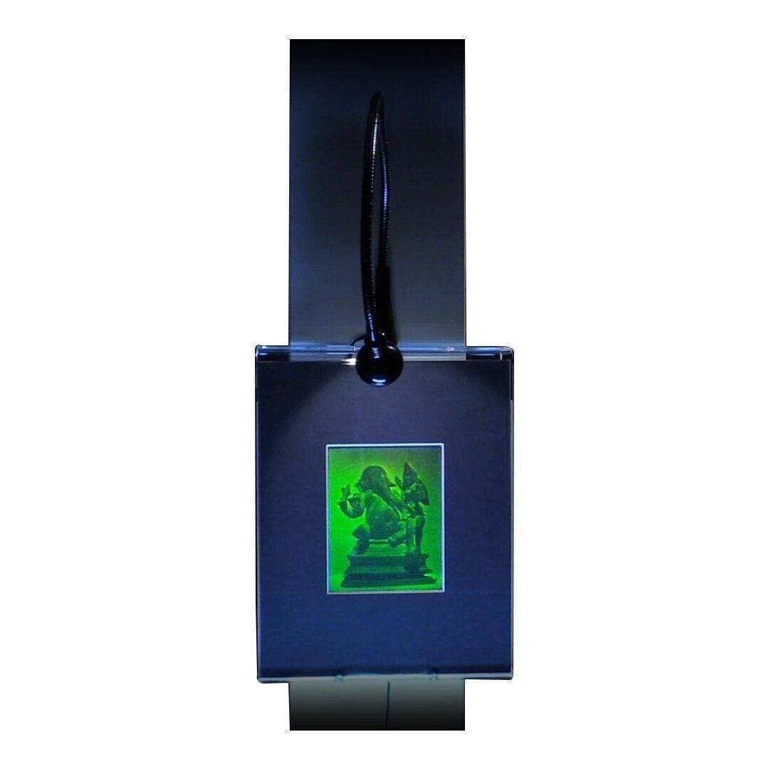 3D GANESHA Hologram Picture LIGHTED WALL DISPLAY, Photopolymer Type Film