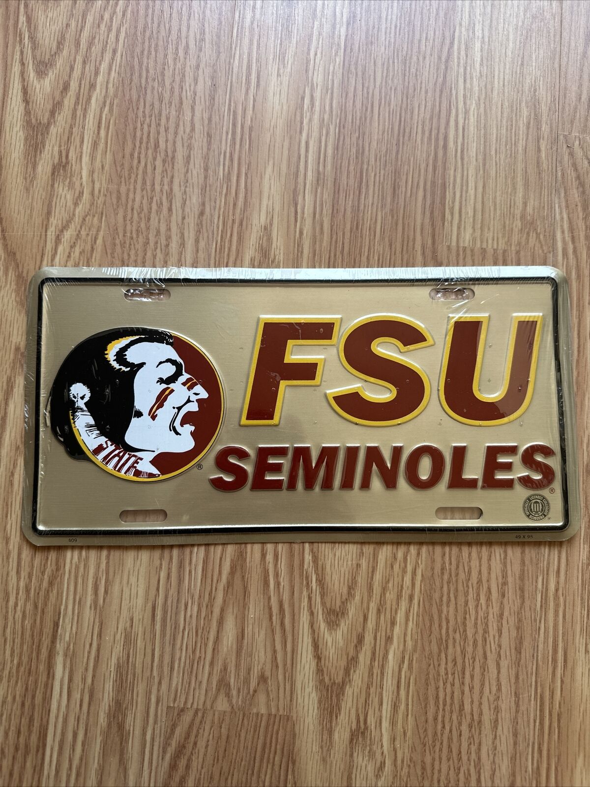 Florida State University FSU Seminoles Booster License Plate
