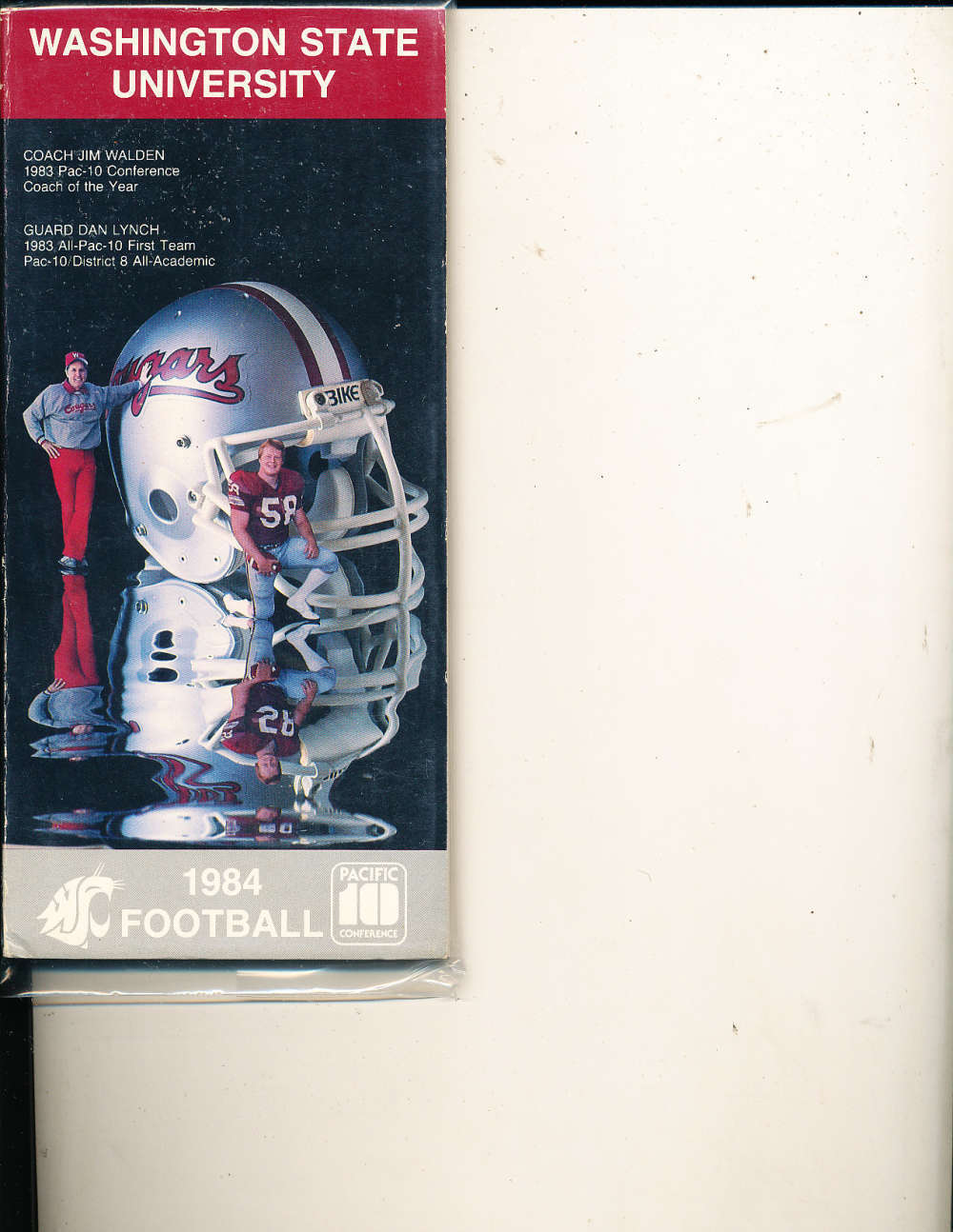 1984 Washington State University Football Media Guide CFBmg36