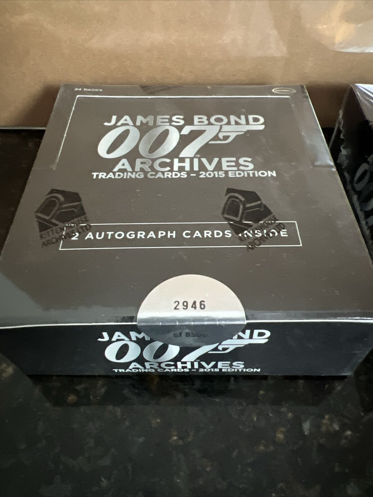 2015 James Bond Archives Edition sealed Box - 2 AUTOS