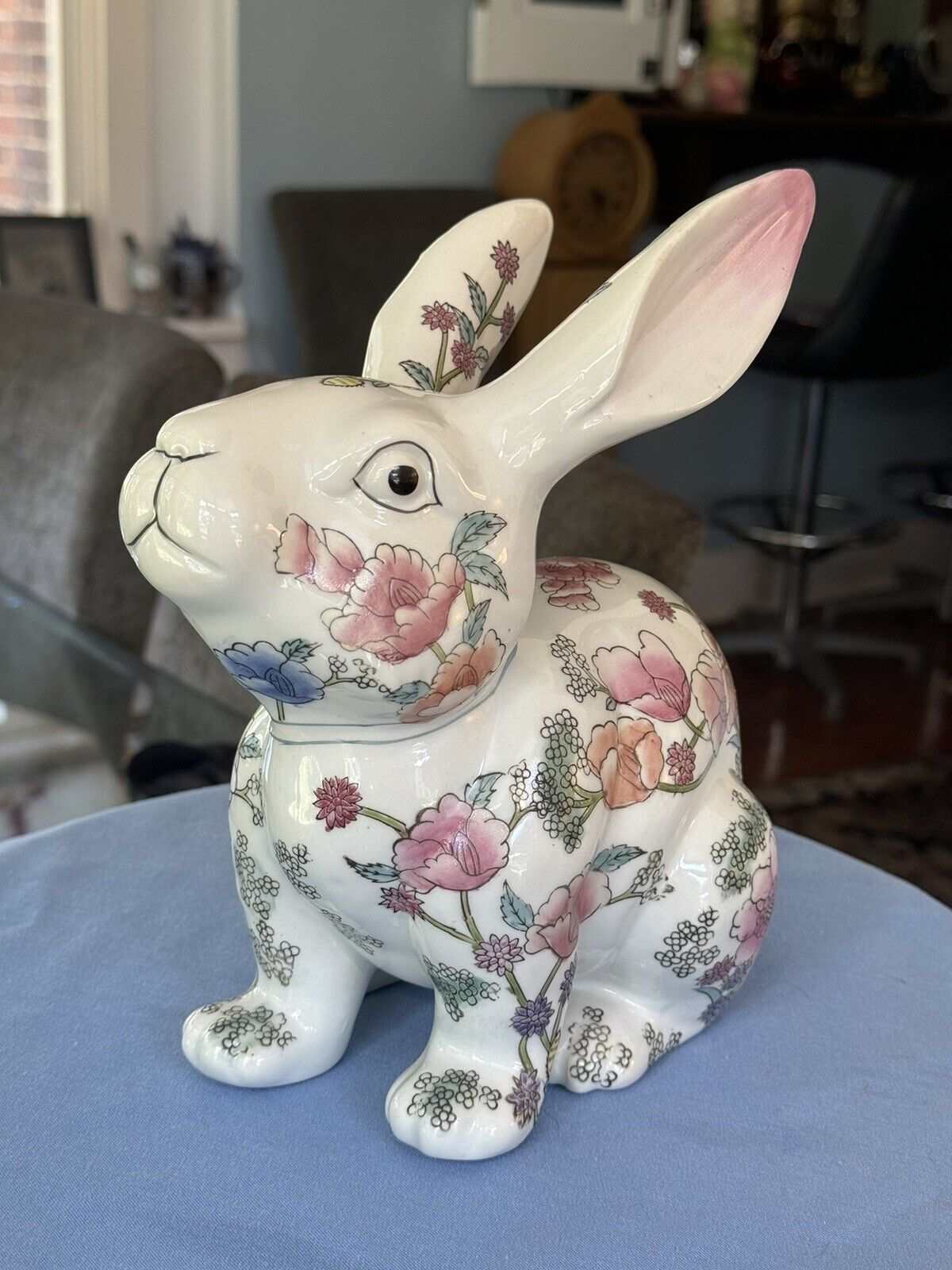 Vintage Hand Painted Porcelain Bunny