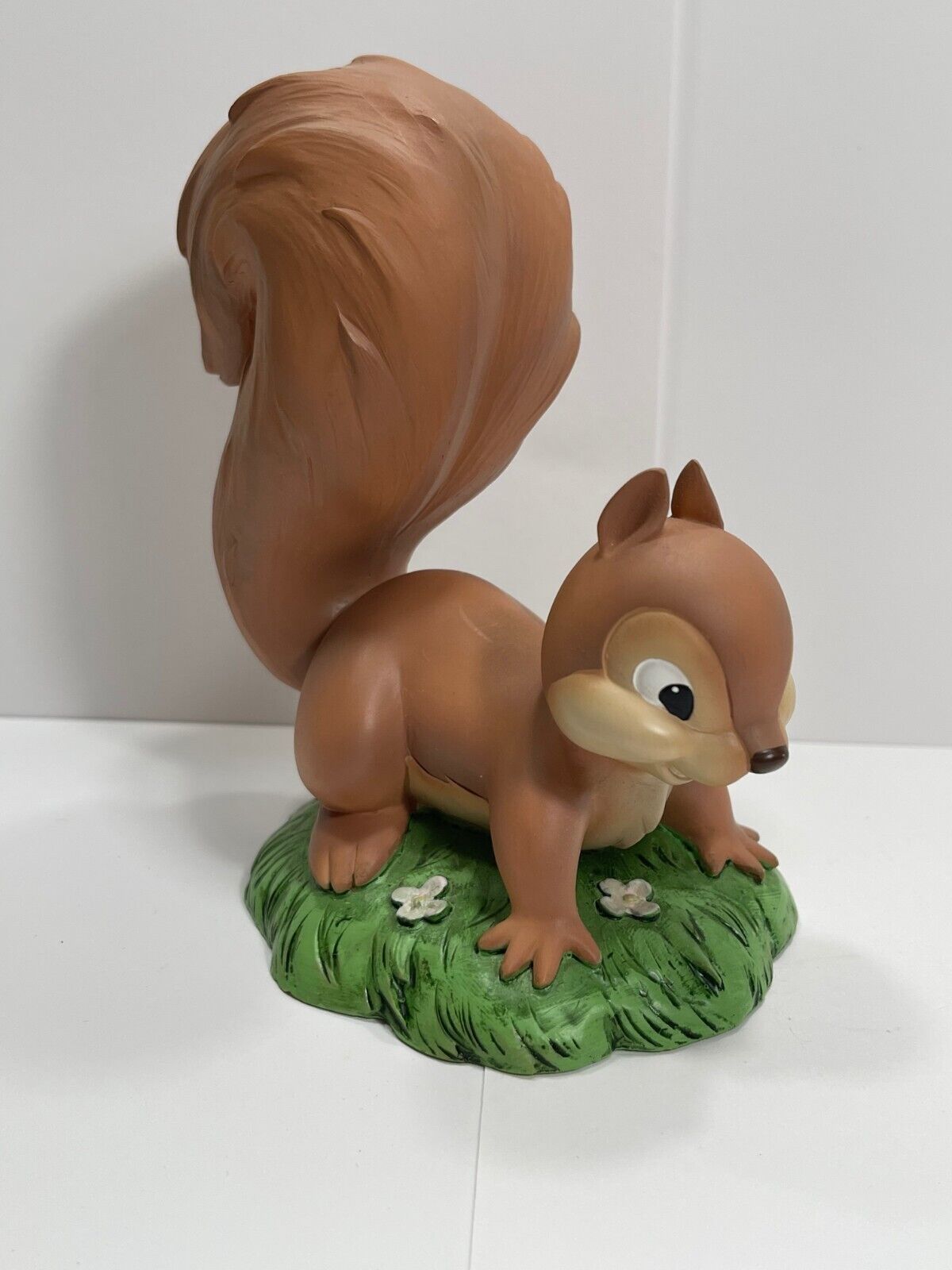 1990s Walt Disney Snow White - Forest Creature Squirrel Figurine (Disney Store)