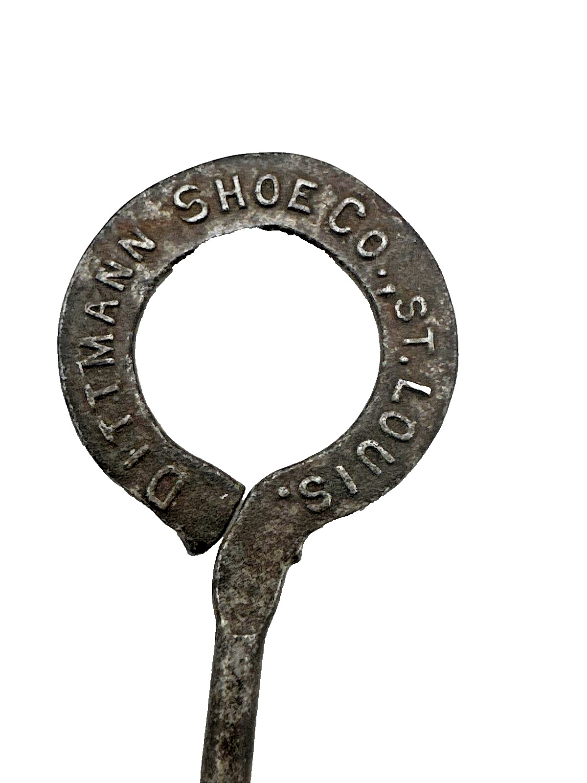 Antique Dittman Shoe Company of St. Louis Shoe Button Hook, 1840\'s-1920 Missouri