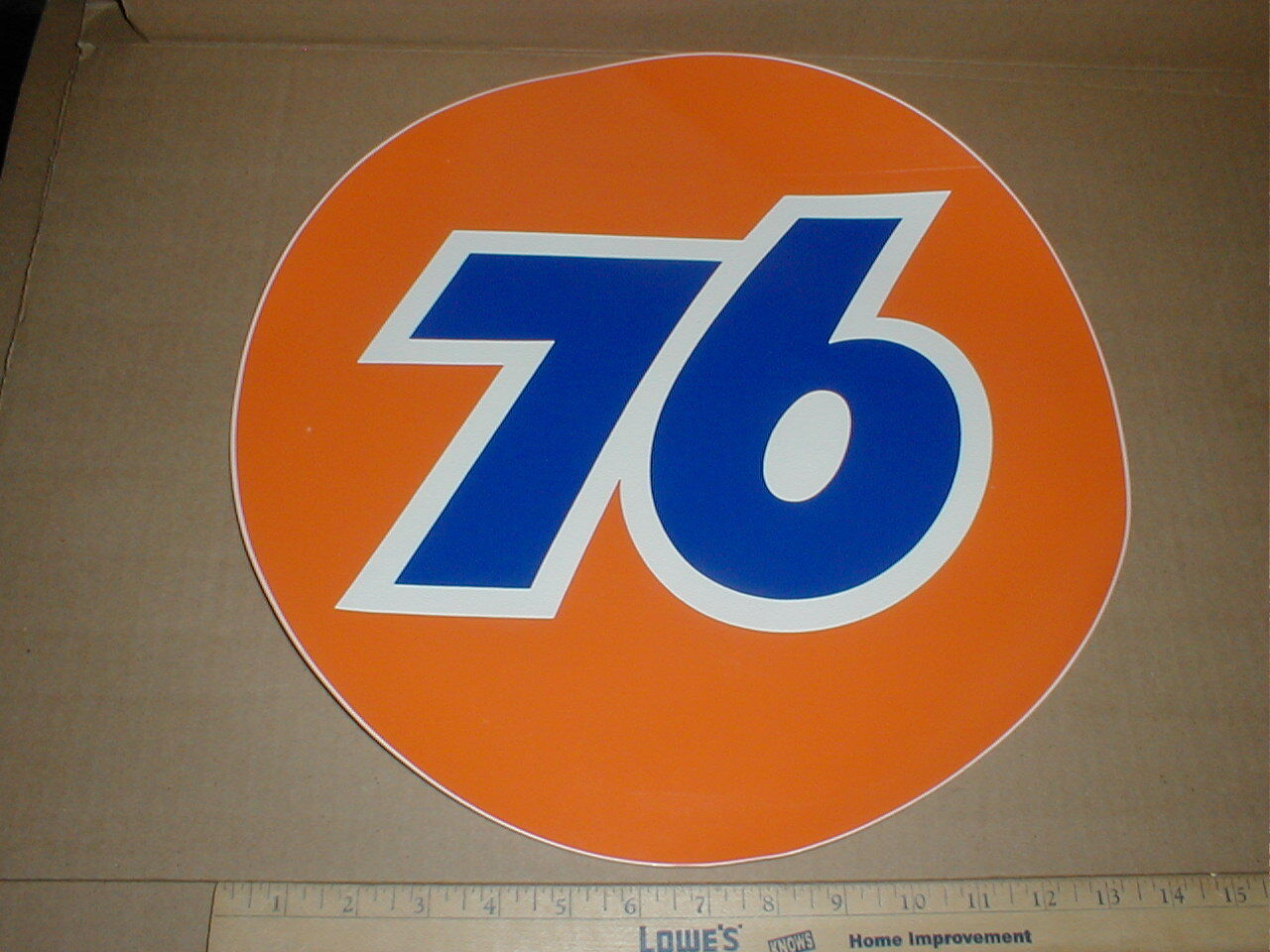Unocal Union 76 NOS gas station pump Gasoline Oil vtg racing decal sticker 15\