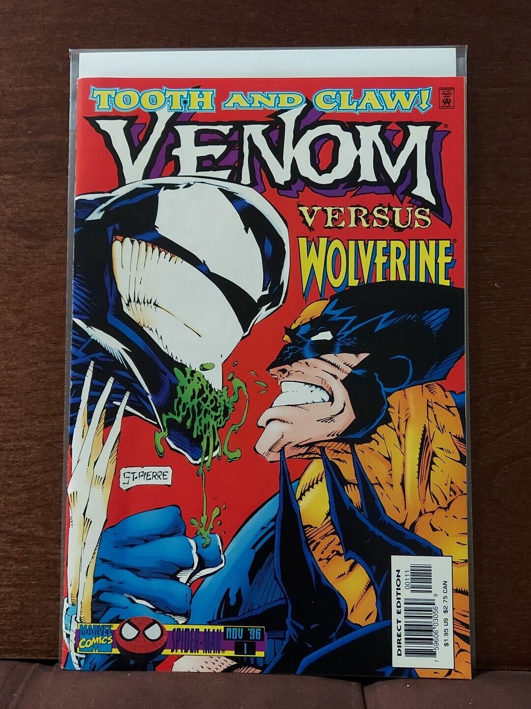 Venom Tooth And Claw 1 Vf Condition 1996