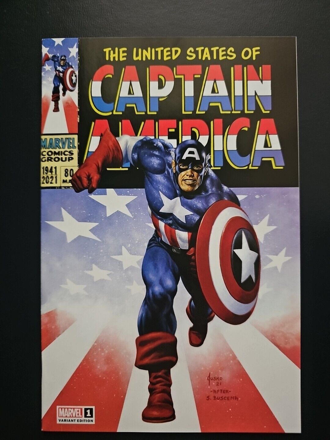 United States of Captain America #1 Joe Jusko Trade Dress Clan McDonald Variant