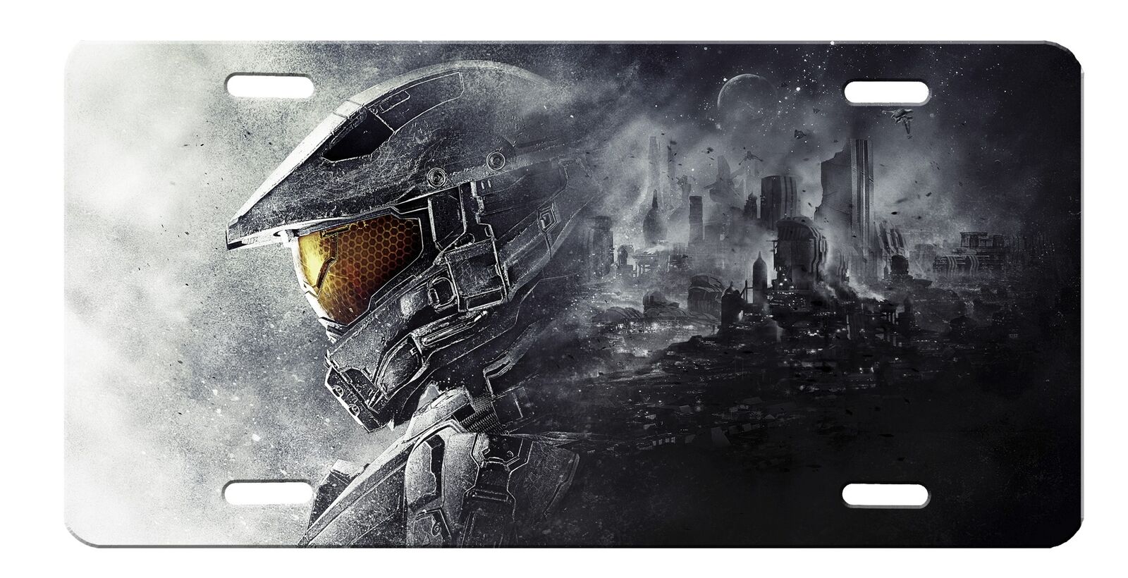 Halo 5 Master Chief High Gloss License Plate