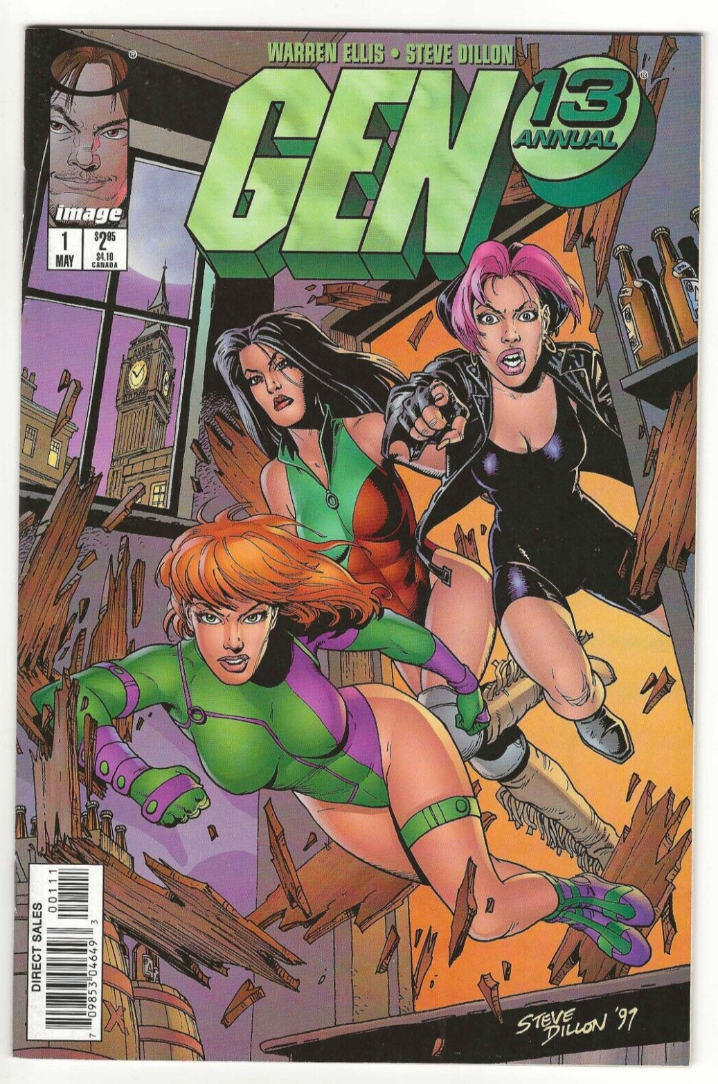 Image Comics GEN 13 ANNUAL #1 first printing cover A