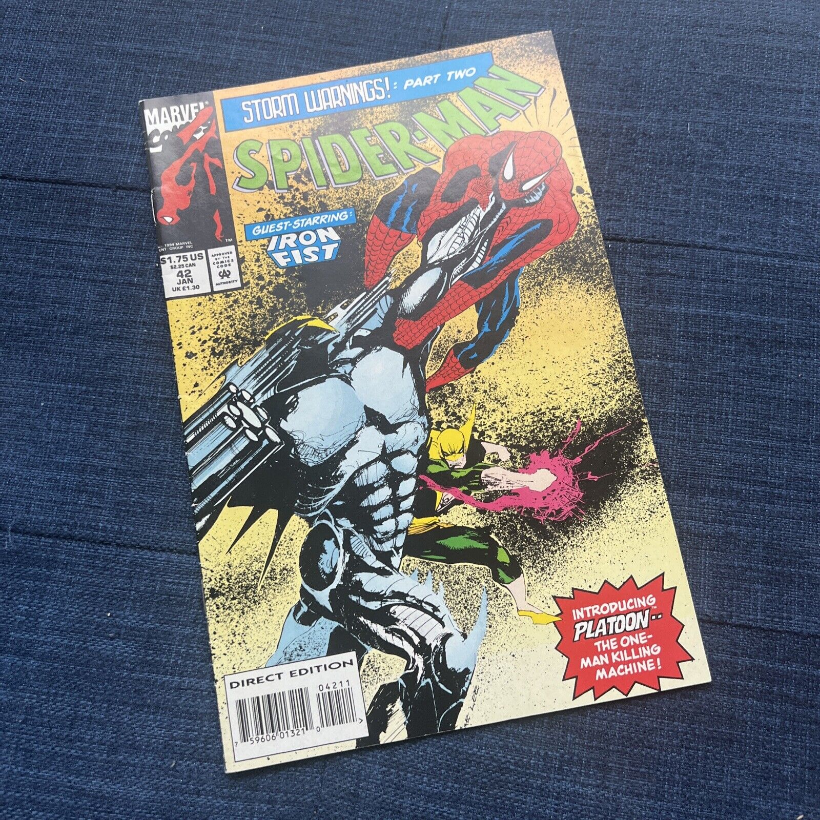 Spider-Man #42 Marvel Comics January 1994 IRON FIST Comic Book