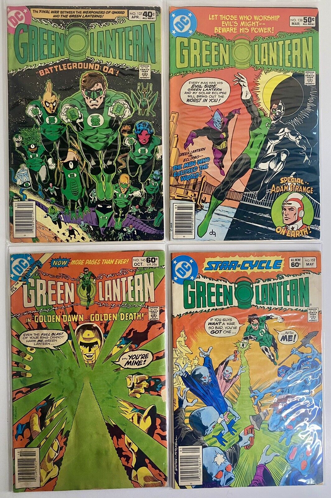 Lot Of 12 Green Lantern Bronze Age Comics Eclipso Evil Star Adam Strange