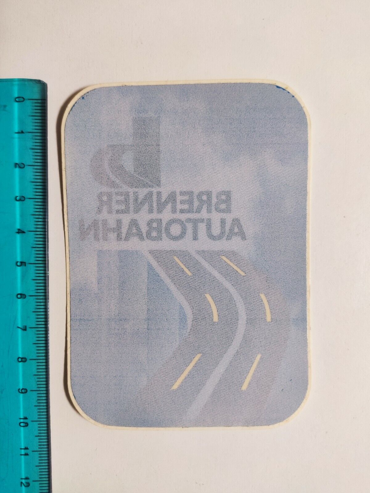Adhesive Brenner Autobahn Sticker Autocollant Aufkleber Vintage 80s Original
