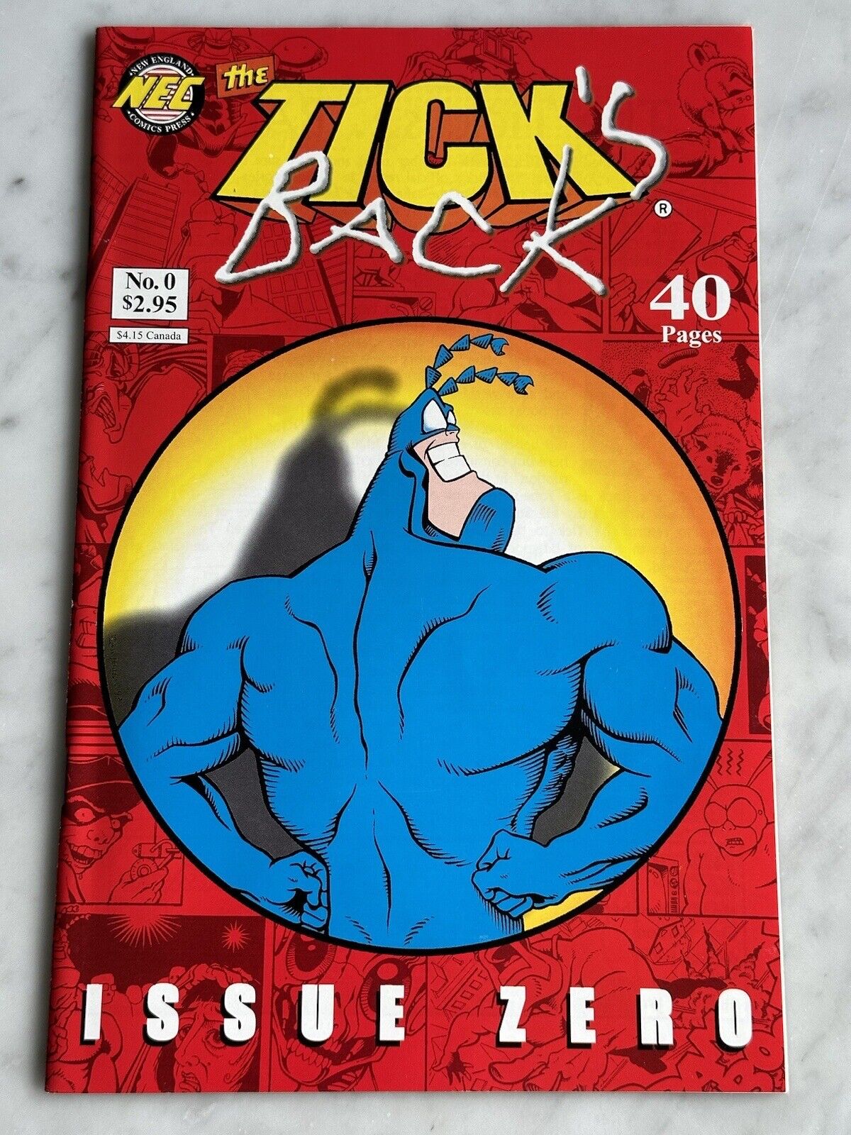 The Tick\'s Back #0 One-Shot Special in High-Grade (New England, 1997)