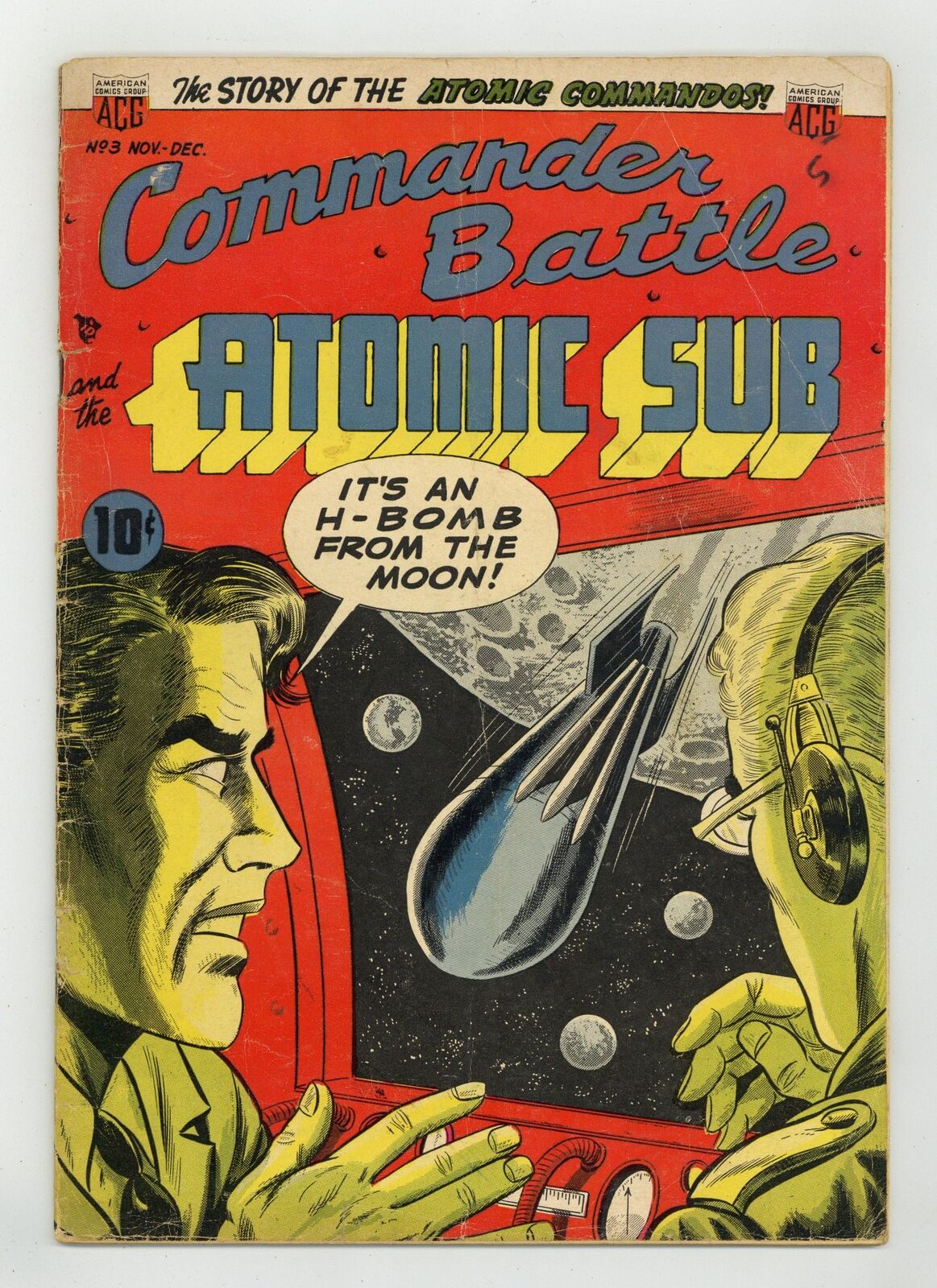 Commander Battle and the Atomic Sub #3 GD/VG 3.0 1954