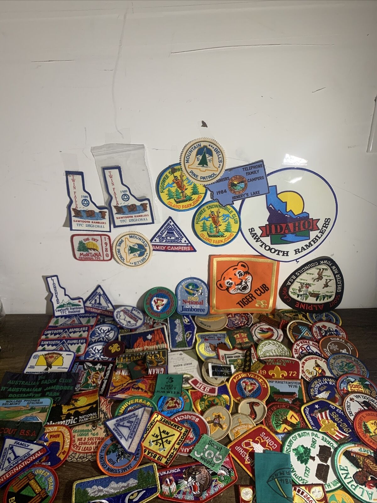 Mixed Lot 50 Vintage BSA Boy Scouts, Patches And Badges,